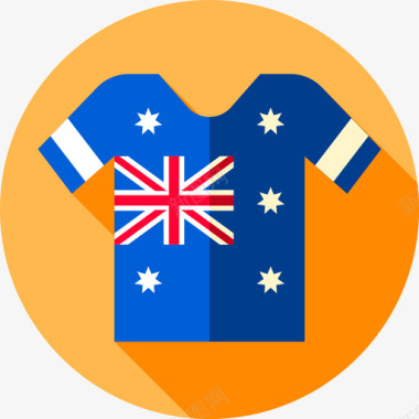 T恤澳大利亚日平装图标图标