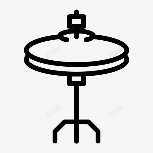 鼓钹管弦乐器图标svg_新图网 https://ixintu.com 弦乐器 管弦乐