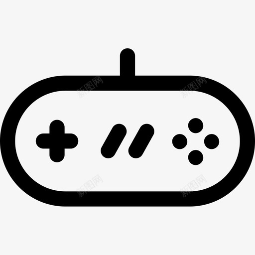 GamepadCrowdfunding23线性图标svg_新图网 https://ixintu.com Crowdfunding Gamepad 线性