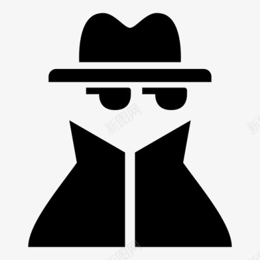 间谍私家侦探侦探图标图标