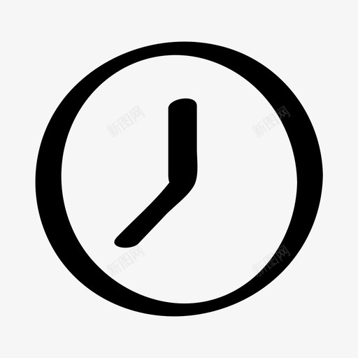手绘时钟历史时间图标svg_新图网 https://ixintu.com 历史 手绘基础 手绘时钟 时间