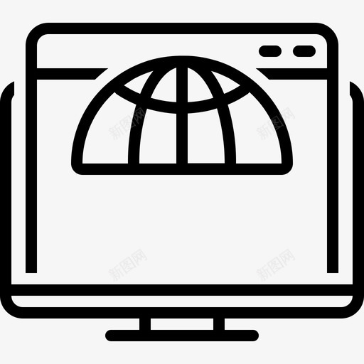 领域通信搜索图标svg_新图网 https://ixintu.com 技术 搜索 网站 通信 领域