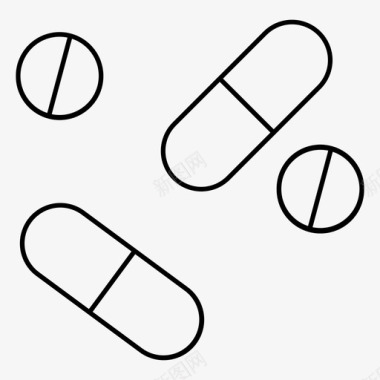 药品医疗药品援助图标图标