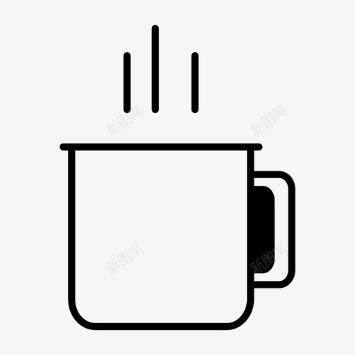 杯子饮料热咖啡图标svg_新图网 https://ixintu.com 咖啡 杯子 饮料