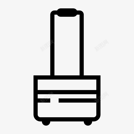 旅行箱包收集套装图标svg_新图网 https://ixintu.com 包收集套装 旅行箱