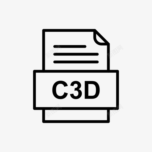 c3d文件文件图标文件类型格式svg_新图网 https://ixintu.com 41种 c3d 图标 文件 格式 类型