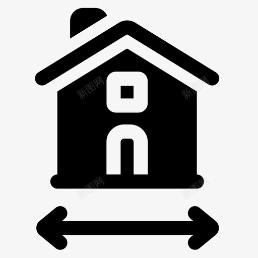 大小房屋类型15个已填充图标svg_新图网 https://ixintu.com 大小 已填充 房屋类型15个