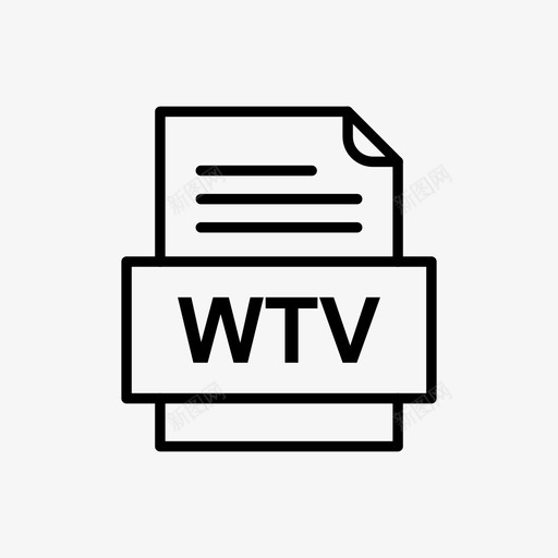 wtv文件文件图标文件类型格式svg_新图网 https://ixintu.com 41种 wtv 图标 文件 格式 类型