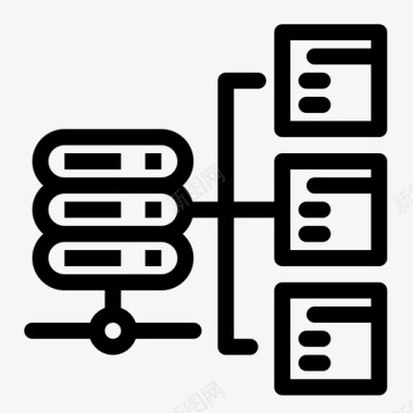 网络服务器共享图标图标
