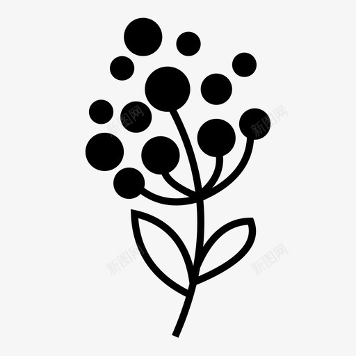 花卉花园手绘花卉系列1图标svg_新图网 https://ixintu.com 手绘花卉系列1 花卉 花园