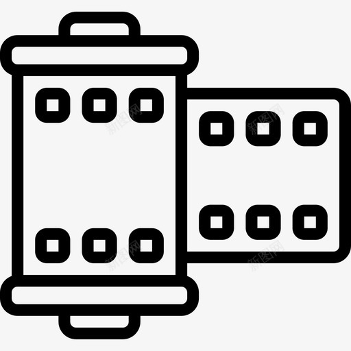 底片电影工业6概要图标svg_新图网 https://ixintu.com 底片 概要 电影工业6