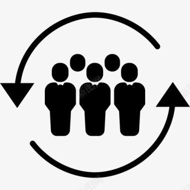 集团业务和管理5坚实图标图标