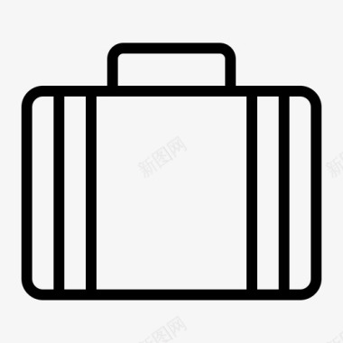 公文包工作行李图标图标