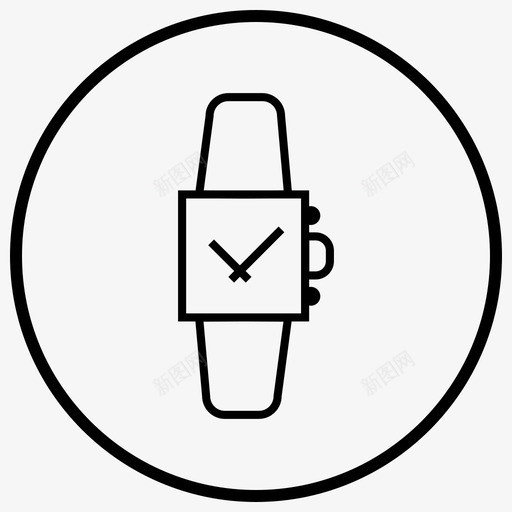 手表通讯设备1概述图标svg_新图网 https://ixintu.com 手表 概述 通讯设备