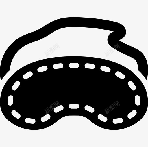 睡眠面罩旅行配件2填充图标svg_新图网 https://ixintu.com 填充 旅行 睡眠 配件 面罩