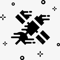 航天技术卫星航天技术图标高清图片