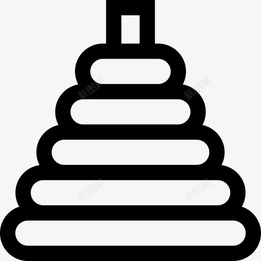 金字塔圣诞玩具25直线型图标svg_新图网 https://ixintu.com 圣诞 玩具 直线 线型 金字塔