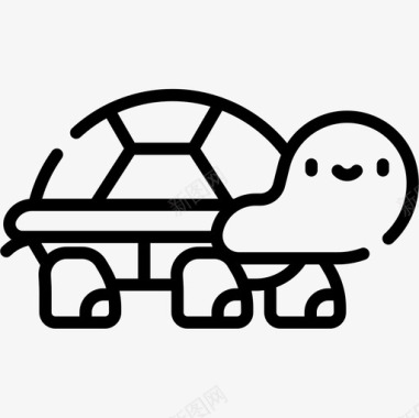 海龟动物12直系图标图标