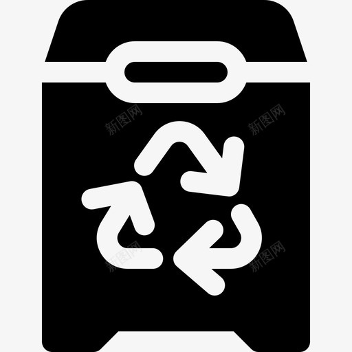 回收清洁46填充图标svg_新图网 https://ixintu.com 回收 填充 清洁46