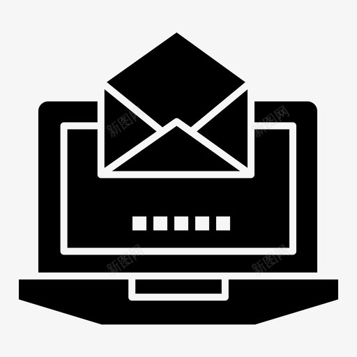 服务器笔记本电脑邮件图标svg_新图网 https://ixintu.com 任务和项目管理 打开 服务器 笔记本电脑 邮件