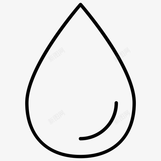 水滴血液液体图标svg_新图网 https://ixintu.com 医务室 水滴 液体 血液 轮廓