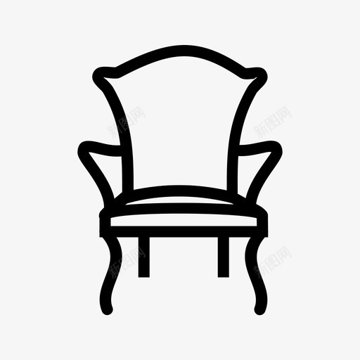 舒适椅露营椅椅子图标svg_新图网 https://ixintu.com 椅子 舒适 露营