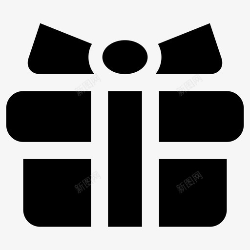 礼物生日礼盒图标svg_新图网 https://ixintu.com 惊喜 生日 礼物 礼盒