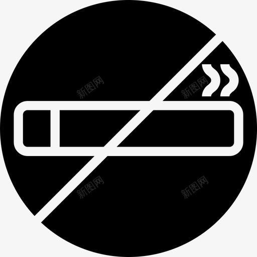 禁止吸烟酒店和旅行2安全图标svg_新图网 https://ixintu.com 安全 禁止吸烟 酒店和旅行2