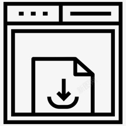 图片下载网站文件数据传输文件图标高清图片