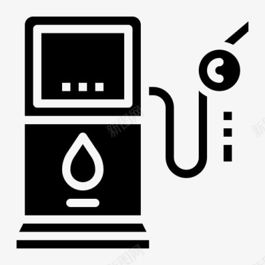 燃料天然气石油图标图标