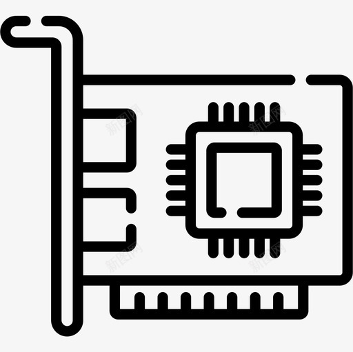 主板硬件24线性图标svg_新图网 https://ixintu.com 主板 硬件24 线性