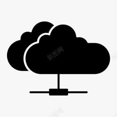 云计算机互联网图标图标