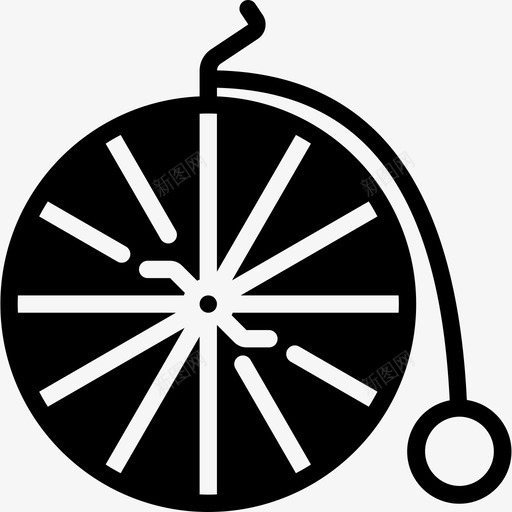 自行车发明2加油图标svg_新图网 https://ixintu.com 加油 发明2 自行车