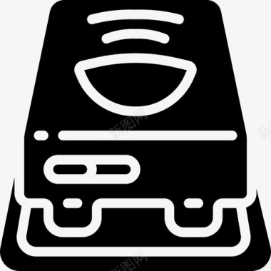 投影仪文具57填充图标图标