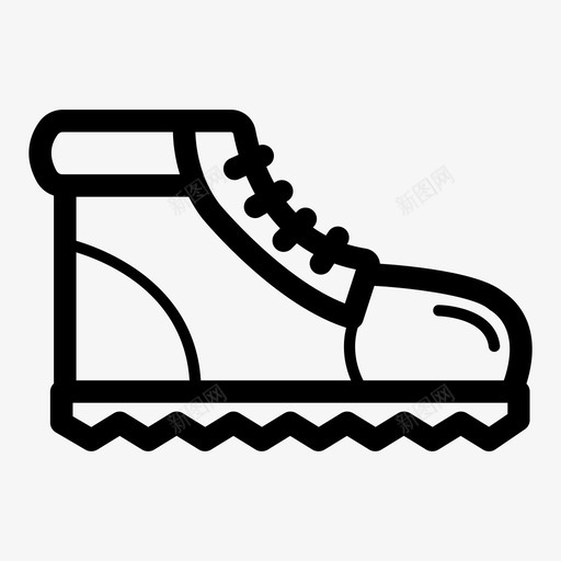 工人鞋靴子建筑图标svg_新图网 https://ixintu.com 工人 工作 建筑 翻新 设备 靴子