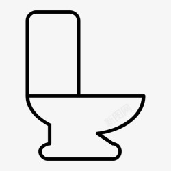 卫生洁具卫生间浴室壁橱图标高清图片