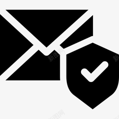 邮件保护安全9已填充图标图标