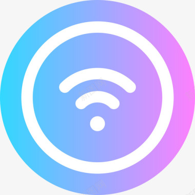 Wifi128号酒店圆形图标图标