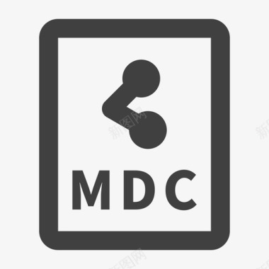 MDC维度统计-线性图标