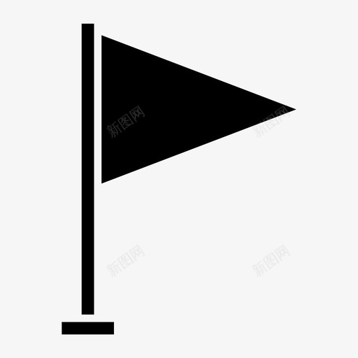 旗帜俱乐部完成图标svg_新图网 https://ixintu.com 俱乐部 完成 旗帜 标志 自由 铭文