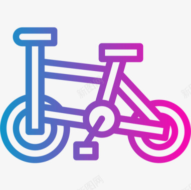 自行车hipster17坡度图标图标