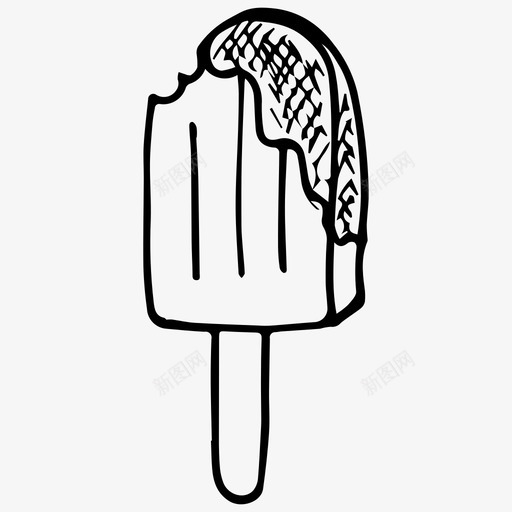 冰淇淋食物暑假图标svg_新图网 https://ixintu.com 假期 冰淇淋 暑假 食物