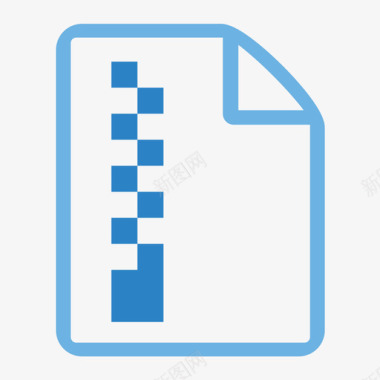 文档类型压缩包图标