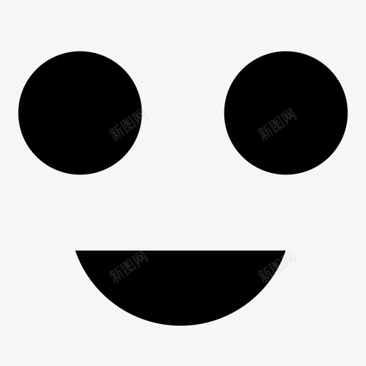 快乐的情绪脸快乐图标svg_新图网 https://ixintu.com 乐的 微笑 快乐 情绪 设定