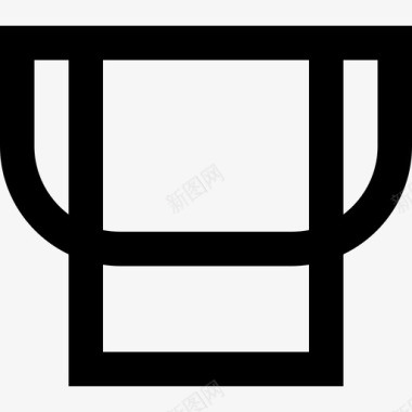 桶艺术4直线图标图标