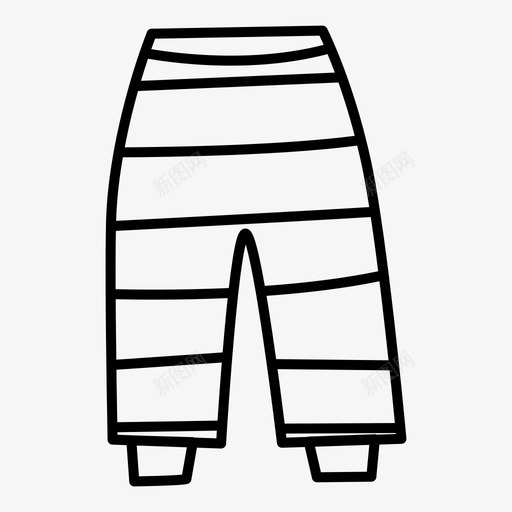 裤子衣服时尚图标svg_新图网 https://ixintu.com 套装 时尚 款式 衣服 裤子