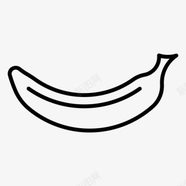 香蕉减肥食品食品图标图标