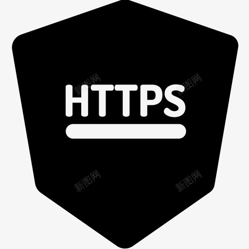 Https保护和安全2已填充图标svg_新图网 https://ixintu.com Https 保护 填充 安全