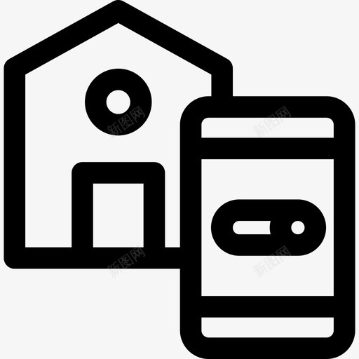 智能住宅domotics25线性图标svg_新图网 https://ixintu.com domotics25 智能住宅 线性