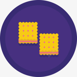 icon63圆形计算器饼干咖啡63圆形扁平图标高清图片